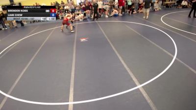 157 lbs Cons. Round 1 - Brenden Kobs, Guerrilla Wrestling Club vs Liam Chew