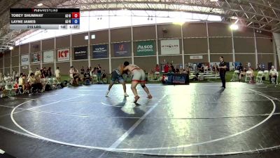 285 lbs Tobey Shumway, Arizona Blue vs Layne James, Arizona Red