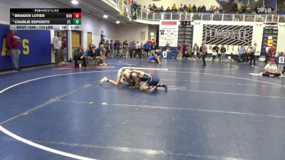 114 lbs Semifinal - Braiden Lotier, Bishop McDevitt vs Charlie Esposito, St. Joseph Regional-NJ