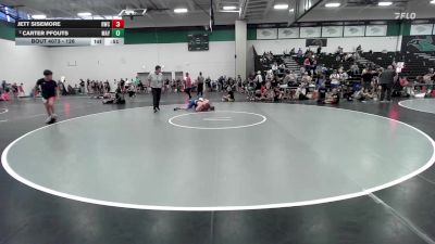 126 lbs Cons. Semi - Jett Sisemore, Roughneck Wrestling Club vs Carter Pfouts, Maysville