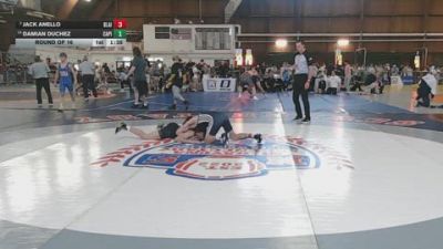 120 lbs Round Of 16 - Jack Anello, Blair Academy vs Damian Duchez, Capital Wrestling Club
