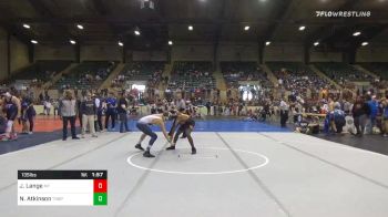 135 lbs Quarterfinal - Joshua Lange, Morris Fitness vs Noah Atkinson, Troup Wrestling