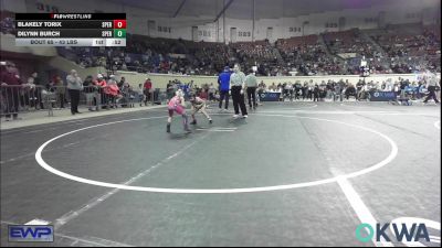 43 lbs Semifinal - Blakely Torix, Sperry Wrestling Club vs Dilynn Burch, Sperry Wrestling Club