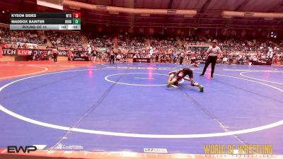 67 lbs Round Of 16 - Kyson Sides, WTC vs Maddox Bainter, Berge Elite Wrestling Academy