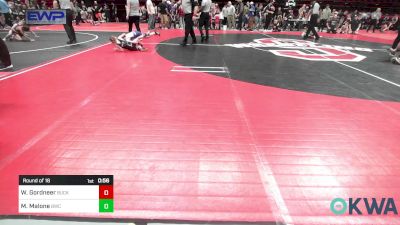 49 lbs Round Of 16 - Weston Gordneer, Buck Pride Wrestling vs Maisyn Malone, Bartlesville Wrestling Club