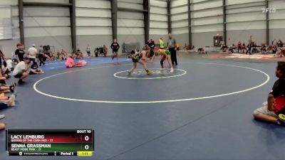 122 lbs Finals (8 Team) - Lacy Lemburg, Queens Of The Corn Red vs Senna Grassman, Beast Mode Pink