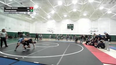 157 lbs 5th Place Match - Andre Sedeno, Camarillo vs Teagan McRae, Mira Costa