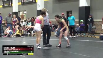 124 lbs Round 5 (16 Team) - Celeste Manning, Illinois vs Kaydn Meyer, Braided Brutes Wrestling