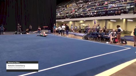 Natalie Osterberg - Women's Pairs, Twisters Gymnastics Inc. - 2021 Women's Xcel Region 4 Championships