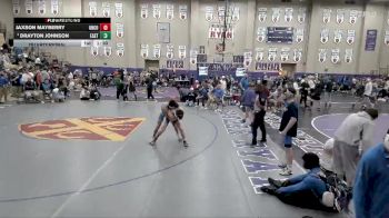 120 lbs Quarterfinal - Drayton Johnson, Eastside vs Jaxson Mayberry, Union County
