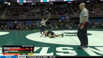 165 lbs 3rd place - Brendan Burnham, Maryland vs Jacob Morrissey, Purdue