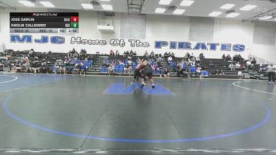 285 lbs Semis & 3rd Wb (16 Team) - Jose Garcia, Sierra College vs Knolin Callender, College Of The Redwoods