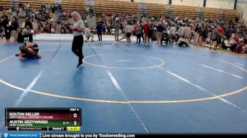 125 lbs Champ. Round 2 - Kolton Keller, Iowa Central Community College vs Austin Grzywinski, Saint Cloud State