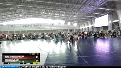 45 lbs Cons. Round 3 - Korbin Wilson, Mountain Man Wrestling Club vs Rafe Rinderknecht, Bear River Wrestling Club