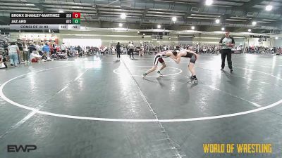 108 lbs Consi Of 32 #2 - Bronx Shanley-Martinez, Steel City Reloaded vs Jaz Ard, Bison Takedown Club