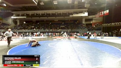 215 lbs Cons. Round 1 - Raymond Miller, Golden Valley vs Xavier Areceneaux, Rosemont