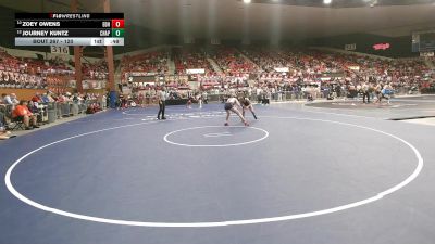 120 lbs Cons. Round 2 - Zoey Owens, El Dorado HS vs Journey Kuntz, Chapman HS