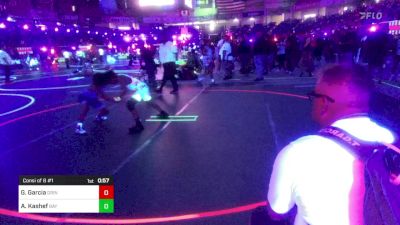 95 lbs Consi Of 8 #1 - Giovanni Garcia, Grindhouse Wrestling Club vs Ali Kashef, Bay Area Dragons