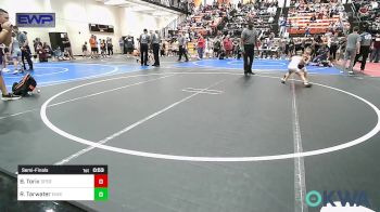 43 lbs Semifinal - Blakely Torix, Sperry Wrestling Club vs Riley Tarwater, Eufaula Ironheads Wrestling Club