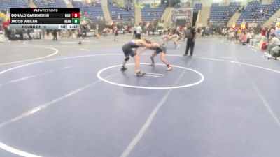 132 lbs Round Of 16 - Donald Gardner III, Mile High WC vs Jacob Weiler, Kearney Matcats