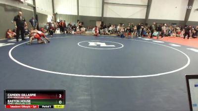 85 lbs Round 1 - Camden Gillaspie, Elma Wrestling Club vs Easton House, Forks Wrestling Club