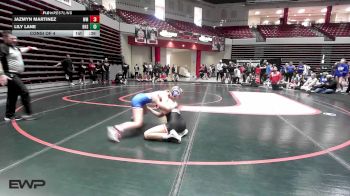 120 lbs Consi Of 4 - Jazmyn Martinez, Westmoore High School Girls vs Lily Lane, Bixby Girls HS