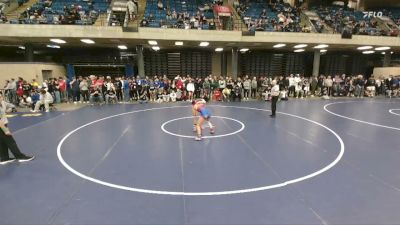 100 lbs 1st Place Match - Brielle Becker, Freeburg vs Ruby Bolanos, Aurora (West)