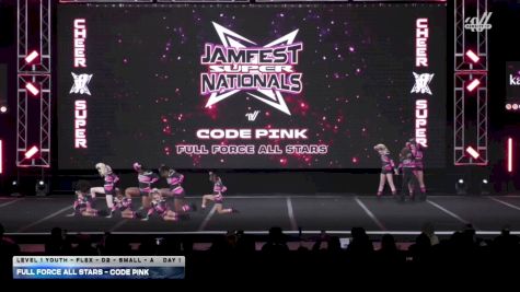 Full Force All Stars - Code Pink [2026 L1 Youth - Flex - D2 - Small - A DAY 1] 2026 JAMfest Cheer Super Nationals