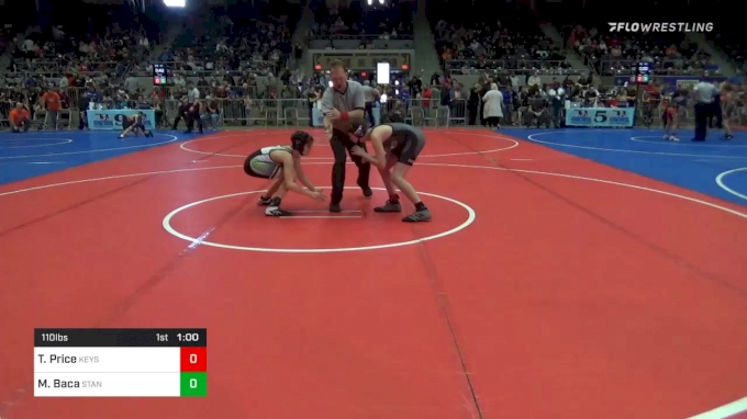 110 lbs Consolation - Titan Price, Keystone Kids Wrestling Club vs ...