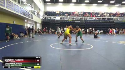 285 lbs Cons. Round 4 - William Huitron, East Los Angeles College vs Cameron Madoshi, Chabot College