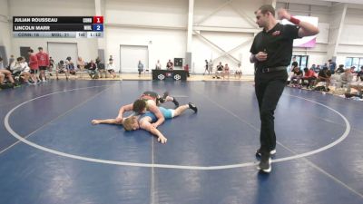 190 lbs Julian Rousseau, Connecticut vs Lincoln Marr, Minnesota Blue