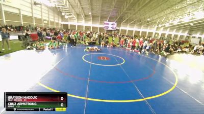 78 lbs Quarters & Wb (16 Team) - Grayson Maddux, Team Oregon vs Cruz Armstrong, Idaho 1