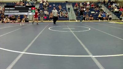 163-165 lbs Round 2 - Dvin Hernandez, McMinnville Mat Club vs Izzak Macy, Unattached