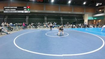 135 lbs 5th Place Match - Alexa Torres, Golden West vs Shyann Martinez, Mcqueen