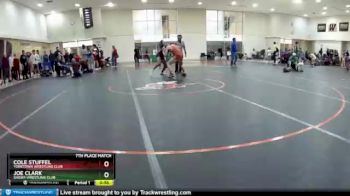 132 lbs 7th Place Match - Cole Stuffel, Yorktown Wrestling Club vs Joe Clark, Snider Wrestling Club