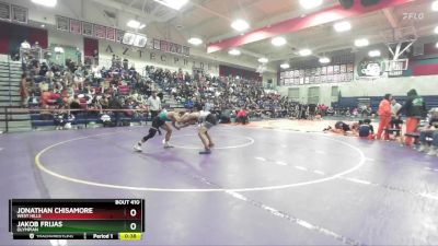 165 lbs Cons. Round 3 - Jonathan Chisamore, West Hills vs Jakob Frijas, Olympian