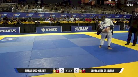Sophia Mello Da Silveira vs Lia Kate Knox-Hershey 2026 Pan Jiu Jitsu IBJJF Championship