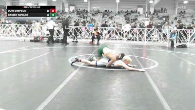 126 lbs Consi Of 64 #1 - Dom Simpson, ME vs Xavier Kovacs, VA