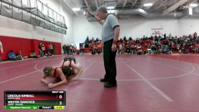 165 lbs Cons. Round 2 - Lincoln Kimball, Castle View vs Westin Hancock, Lewis - Palmer