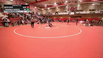 138 lbs Cons. Round 5 - Bryce Davis, Colville vs Fransisco Valencia, Toppenish