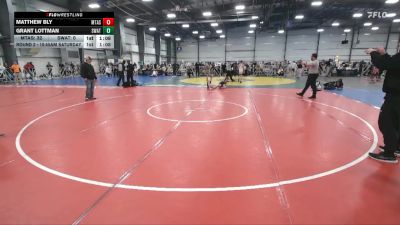 76 lbs Round 2 - 10:45am Saturday - Matthew Bly, Mat Assassins vs Grant Lottman, Michigan S.W.A.T