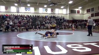 152 lbs Quarterfinal - Christopher Meyer, Independence vs Ty Deering, Dike-New Hartford