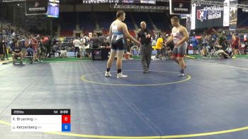 285 lbs Cons 16 #2 - Xavier Bruening, California vs Justin Ketzenberg, Washington