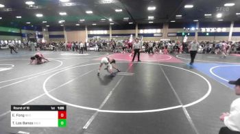78 lbs Round Of 16 - Eddie Fong, So Cal Hammers vs Titan Los Banos, Gold Rush Wr Acd