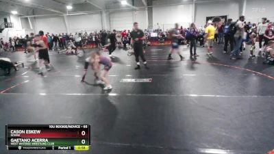 65 lbs Quarterfinal - Gaetano Acerra, West Wateree Wrestling Club vs Cason Eskew, SCSOW