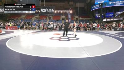 105 lbs Cons. Rd Of 32 - Brooklyn Duelfer, AK vs Julie Gatto, VA