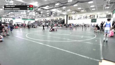 90 lbs Cons. Semi - Owen Watt, Immortal Athletics WC vs Dominick Sinnwell, Immortal Athletics WC