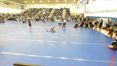 58 lbs Semifinal - Enzo Yasutomi, Pounders Wrestling Club vs Nathaniel Vasquez, Mantanona Training Center MTC