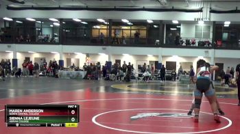 191 lbs Cons. Round 3 - Maren Anderson, North Central College vs Sienna Lejeune, Adrian College