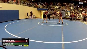 87-93 lbs Cons. Round 1 - William Welch, Cherokee Wrestling vs Brennen Carney, Missouri Military Academy